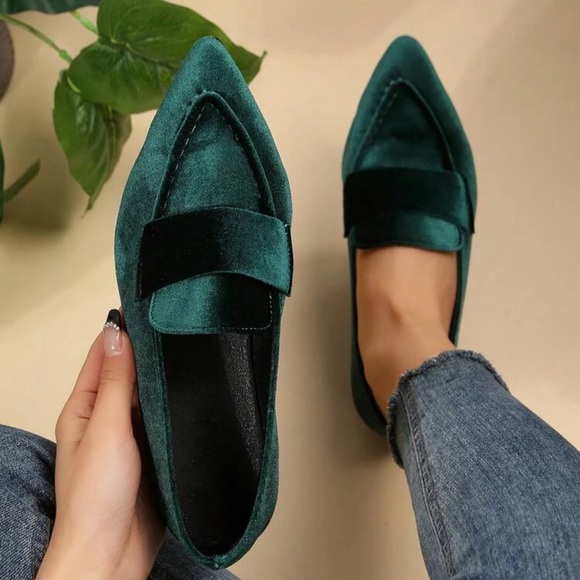 Fashionable Flat Loafers For Women, Faux Suede Slip-on Flats - Picture 1 of 3